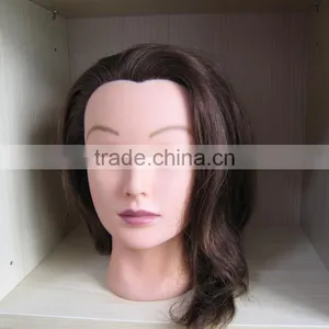 Beauty School Human Hair Trainning Head Salon Teaching Head Hair Styling Head thumbnail-4