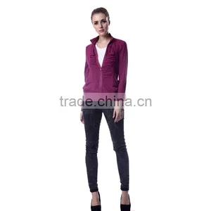Women Korean Version of Spring Models Zipper Slim Small Suit Jacket thumbnail-5