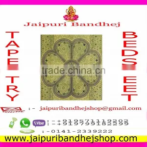 Jaipuri Bandhej Mandala Tapestry for Women thumbnail-5