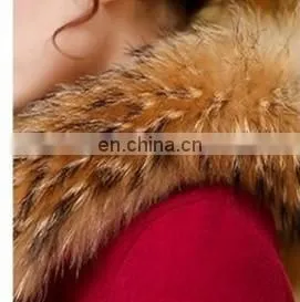 Top Quality Real Raccoon Fur Hood thumbnail-3