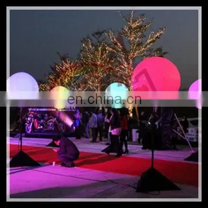 Atttactive Party Decoration Inflatable Cone With Led Light,led Mood Light Tripod Ball,waterproof Led Light Balloon thumbnail-1