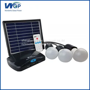 Solar Garden Lighting With 3pcs 3w Led Bulbs thumbnail-5