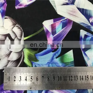 China Wholesale Natural Flower Print Satin Silk 100%Silk Crepe Satin Fabric thumbnail-3