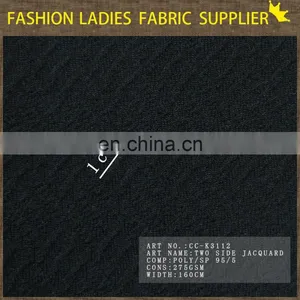 Polyester Knit Clothing New Jacquard Knitting Fabric Autumn Women Jacquard thumbnail-5