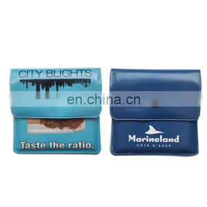 8*8CM Light the Convenient Portable Aluminium Eva Pocket Ashtray thumbnail-1