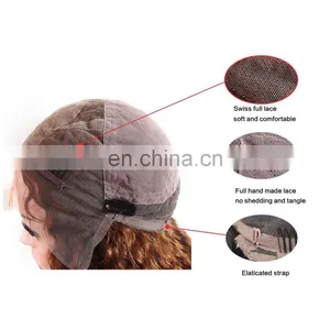 Wholesale Human Hair Full Lace Wig,virgin Brazilian Hair Wig,100% Unprocessed Brazilian Human Hair Wig thumbnail-6