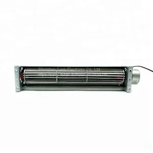 40*250mm 24V dc Ball Bearing High Speed 2000RPM Cross Flow Fan thumbnail-5