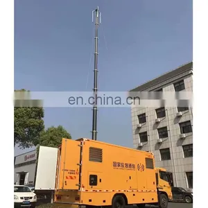 Pneumatic Telescopic Mobile Vehicle Mounted Light Tower thumbnail-7