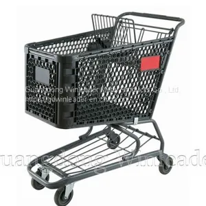 YLD-PT150-1F Plastic Shopping Cart，Shopping Cart,shopping Trolley,Shopping Trolley Manufacturer thumbnail-1