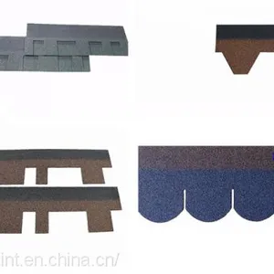 Asphalt Roofing Shingles Waterproofing Material Colorful Roof Covers Bitumen Sheets thumbnail-5
