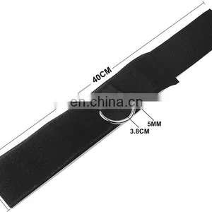 High Strength Exercises Belt Fitness Padded Ankle Cuffs Strap for Glute Exercises thumbnail-2