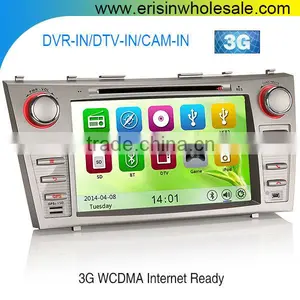 Erisin ES7668M 2 Din 8 Inch Car GPS DVD Player for Aurion 2010 2011 thumbnail-1