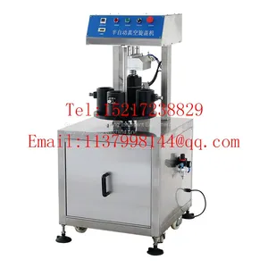 Low Price Semi Automatic Lids Vacuum Capping Machine Manual Glass Jar Vacuum Capping Machine thumbnail-3