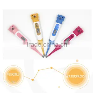 CE ROHS Approved Wholesale Waterproof Cartoon Baby Digital Thermometer for Kids thumbnail-5