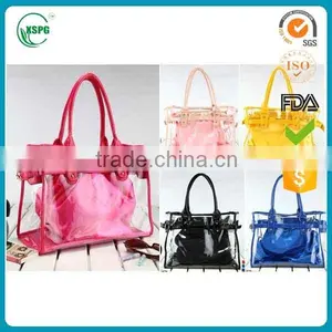 Beach Tote Bag With Outside Pockets thumbnail-1