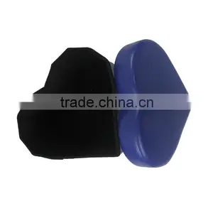 Blue Heart Shape Single Collapsible Ottoman thumbnail-6