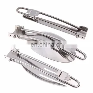 New Design Stainless Steel Folding Spoon Fork Knife Kitchen Cutlery Set thumbnail-1