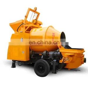 Best Quality Portable Diesel / Electric Concrete Mixer Mixing Machine With Pump Price thumbnail-1