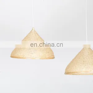 Pyramid Rattan Pendant Lamp Shades For Hanging Lamps For Sale Ms Rosie :+84 974 399 971 (WS) thumbnail-1