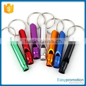 Promotional Aluminum Keychain With Whistle/whistle Keychain Gift Wholesale thumbnail-3