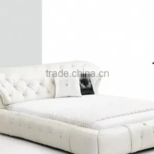 2016 The Latest Modern Leather Bed thumbnail-1