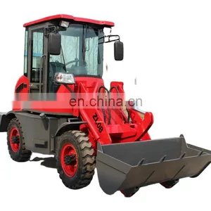Low Price China Year 4*4 Drivel Wheel Wheel Loader 0.8ton Zl08 Mini Steer Wheel Loaders for Sale thumbnail-1