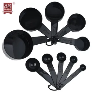 Kitchen Accessories Home and Kitchen Gadgets Plastic Measuring Cups And Spoons Set for Baking Coffee Kitchen Accessories thumbnail-1
