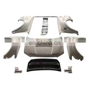 Full Body Kit Side Fender Hood Grille Car Bodykit Primer Front Grille Fender For Ford F150 thumbnail-1