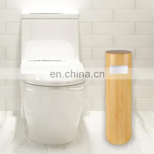 Factory Price Bamboo Bamboo Tissue Box Cover Water Resistant Wooden Facial Tissue Box Holder for Bathroom thumbnail-2