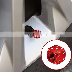 Aluminum Dice Valve Stem Caps, Wheel Rim Tire Stem Air Valve Dustproof Caps Universal Fir Car, Truck, Motorcycle, Bike thumbnail-3