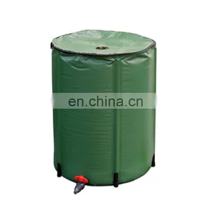 Hot Selling 250L 400L 750L Diy Green Portable Big Collapsible Rain Water Barrels thumbnail-1