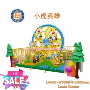 Small Ferris Wheel Mini Lifting and Rotating Equipment Tiger Hero Playground thumbnail-1