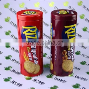 Tinplate Cookies Iron Box Metal Case Steel Can for House Packaging Storage thumbnail-1