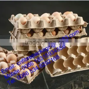 Eco-friendly Molded Inner Paper Pulp Tray for Eggs thumbnail-5