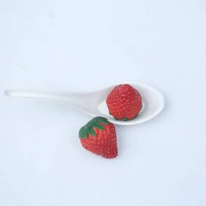 100% Bagasse Dinner Spoon Sugarcane Biodegradable Tableware Disposable Chinese Soup Serving Spoon thumbnail-1
