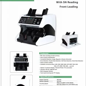 White Counting Machine Piece Fake Money Bill Counter thumbnail-5
