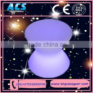 ACS Hot Sale Waterproof Outdoor Patio Plastic Beer Garden Treasures Round Illuminated Lighting Golw Light up Led Bar Furniture thumbnail-5