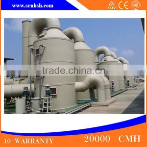Green System Smoke Scrubber Waste Tire Pyrolysis Carbon Black Scrubber Tower Refining Machine thumbnail-1