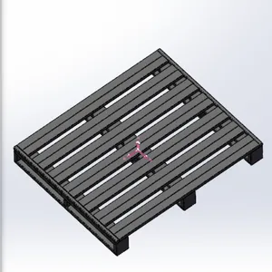 Heavy-Duty Super Load Ability 4000 kg Anti-Rust Steel Pallet thumbnail-1