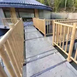 Artificial Imitation Bamboo Fence | Durable Outdoor Park Fencing thumbnail-3