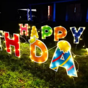 Reusable Corrugated Plastic Display Panels – Ideal for Birthday, Lawn & Event Signs thumbnail-2