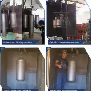 LPG （Liquefied Petroleum Gas）and Fire Extinguisher Cylinder Shot Blasting Machine thumbnail-1