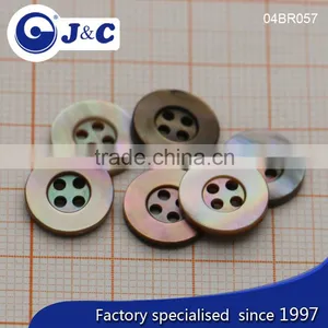 J&C Brown MOP Shell Buttons,pearl Shell Buttons for Fashion Shirt.BR054, BR057 thumbnail-3