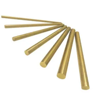 Alloy Free Cutting Brass Copper Rod/Copper Bar/Lead Brass Rod Factory Price thumbnail-2