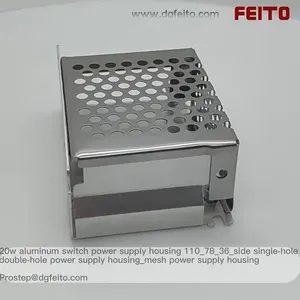 Feito OEM/ODM ISO 20w Aluminum Switch Power Supply Stamping Housing 110_78_36_Side Single Sheet Metal Fabrication thumbnail-1