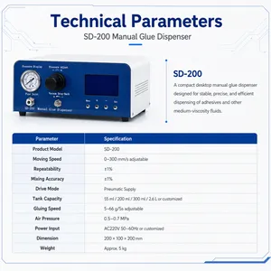 Desktop Manual Glue Dispenser SD-200 thumbnail-1