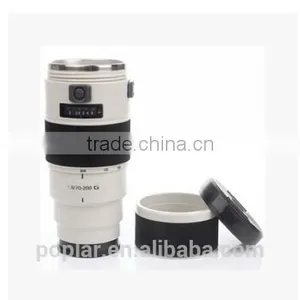 China Best Selling Novelty Funny Custom Logo Wholesale Stainless Steel Travel Camera Lens Coffee Mug thumbnail-1