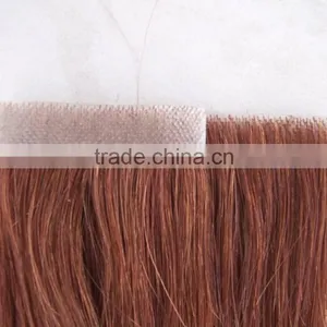 Salon Quality Factory Price 100% Remy Human Hair Extension,handtied Very Thin Skin Weft thumbnail-1