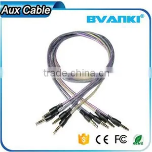 2016 Sales Promotion Colorful Car Audio Cable 3.5mm Male to Male AUX Stereo Audio Cable for Smartphone Express Supplier's Choice thumbnail-3
