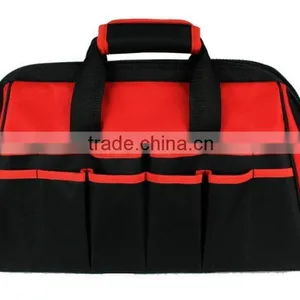 Sturable 600D Electrician Tool Bag Red and Black thumbnail-1